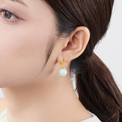 Blossom Jade Earring