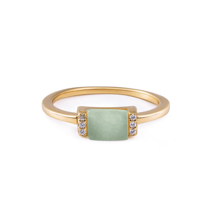 Halo Jade Ring