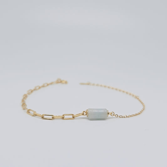 Jade Fusion Chain Bracelet