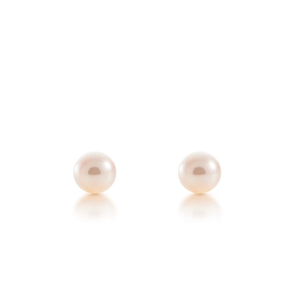 18k Gold Akoya Pearl Stud