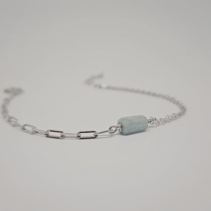 Jade Fusion Chain Bracelet