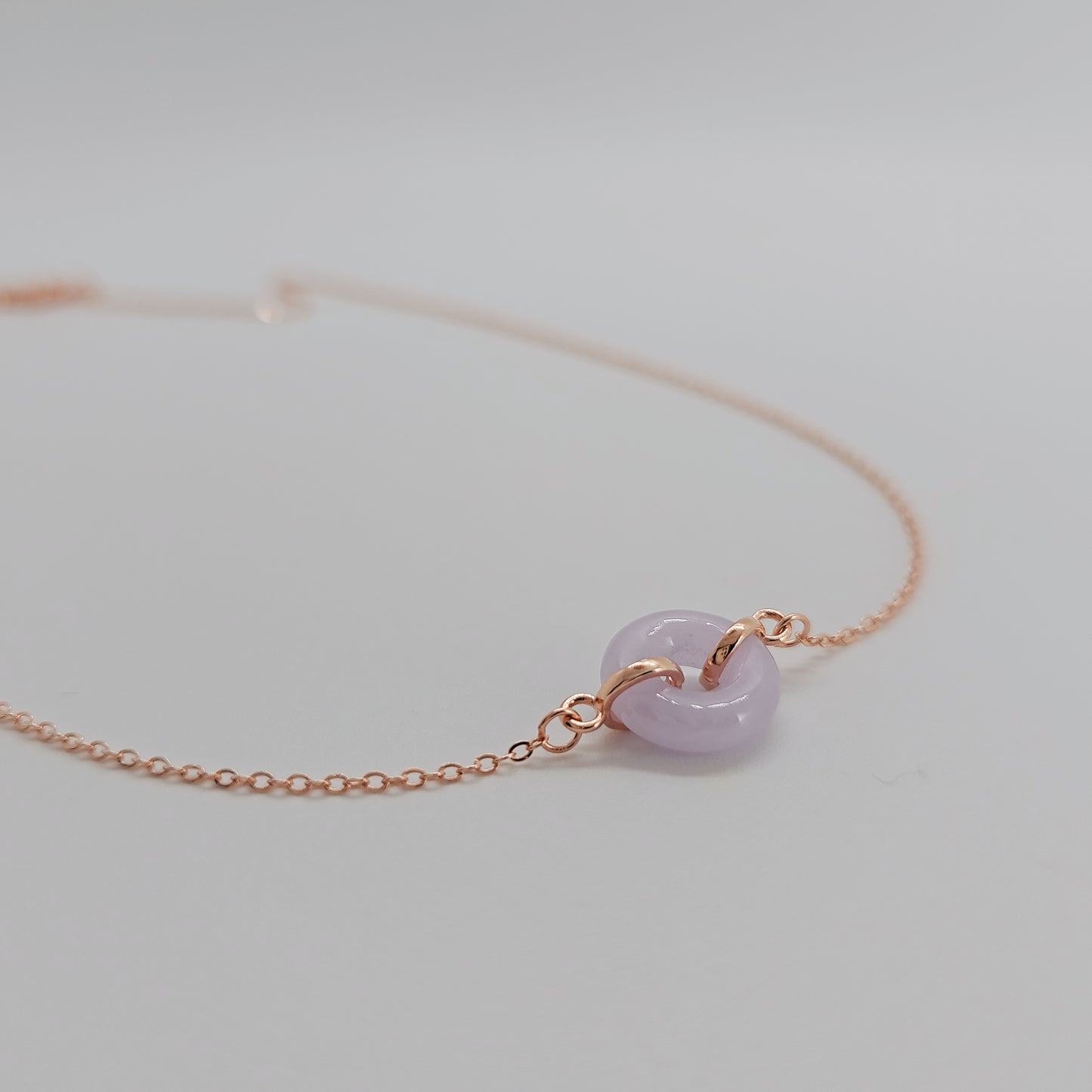 Petite Jade Polo Necklace [Lavender Jade]