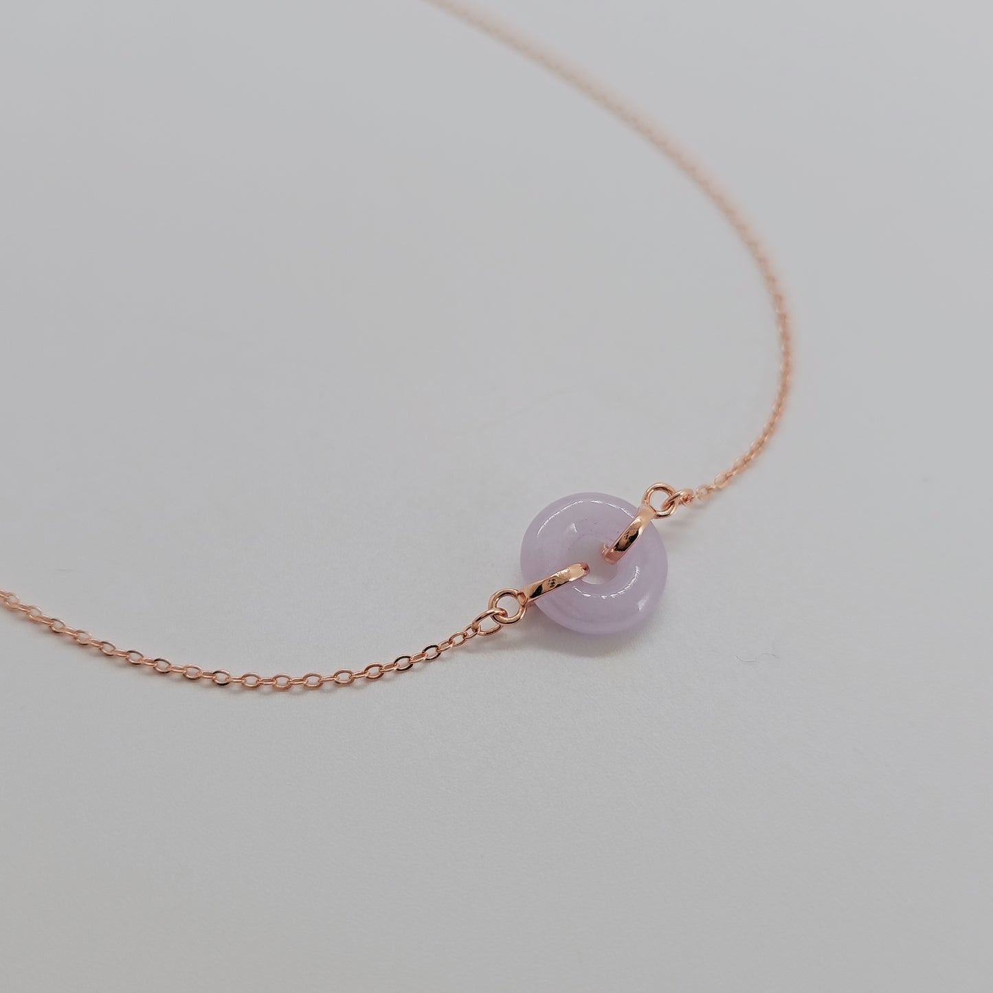 Petite Jade Polo Necklace [Lavender Jade]