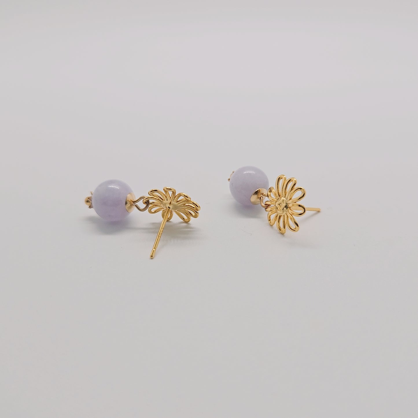 Hana Petal Jade Earring