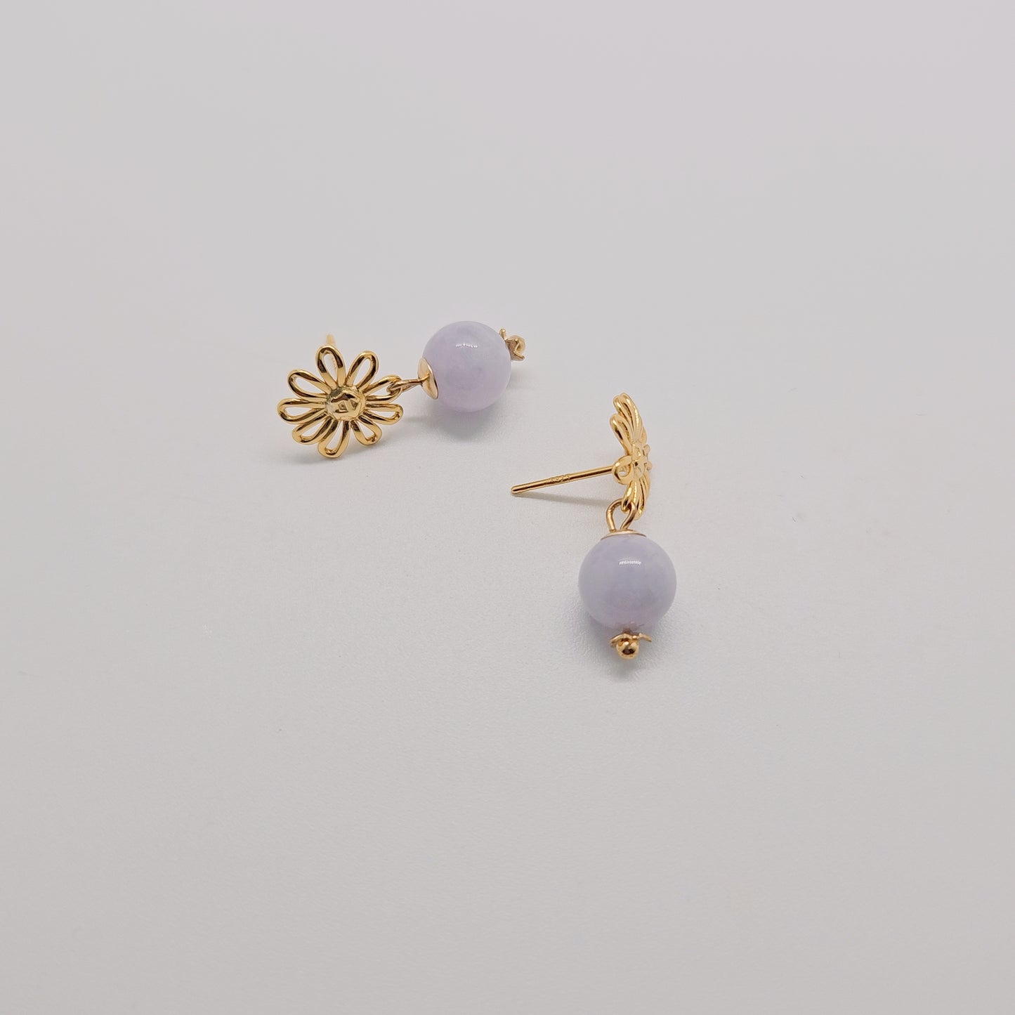 Hana Petal Jade Earring