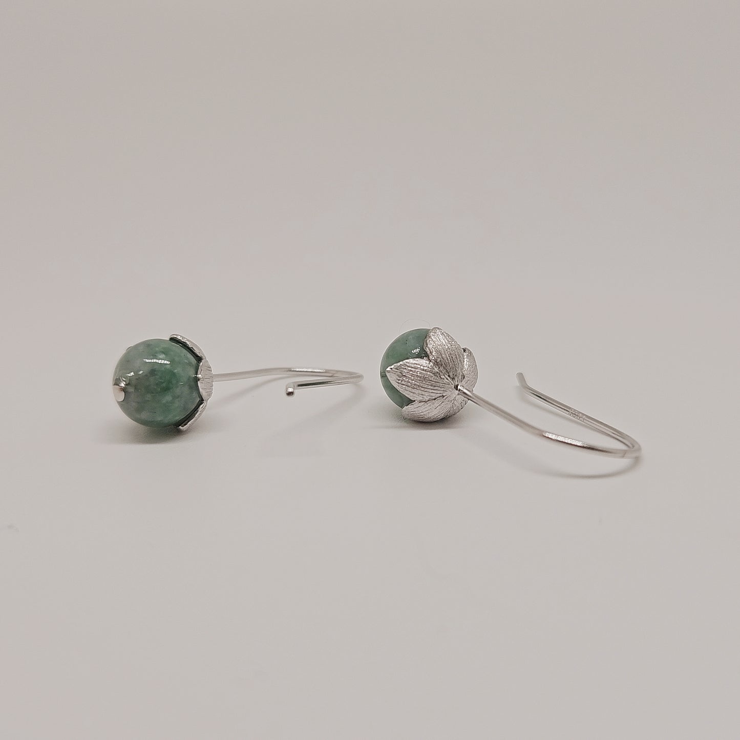 Lotus Jade Donut Earhook