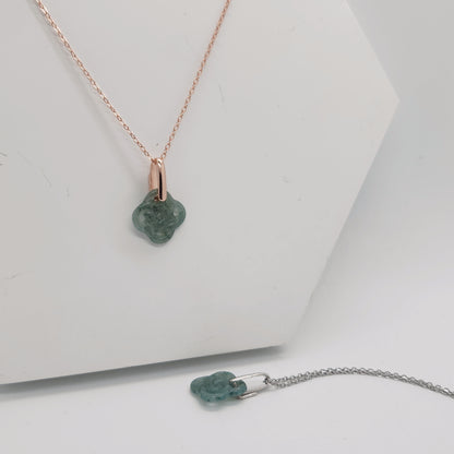 Oriental Jade Knot Necklace