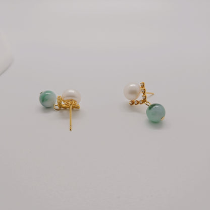 Cherished Jade x Peal Earring