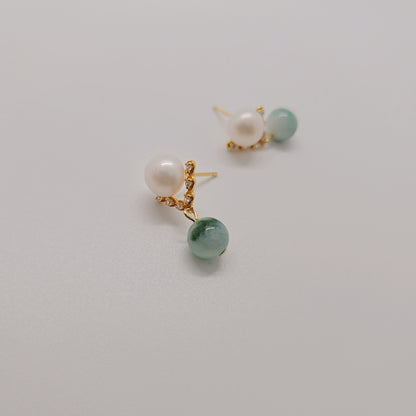 Cherished Jade x Peal Earring