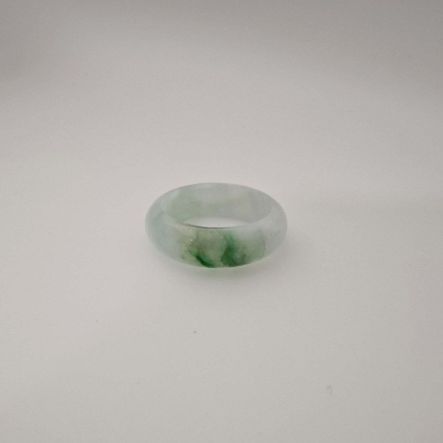 Clearance Sale - Plain Jade Ring (Mixed Green Tone)