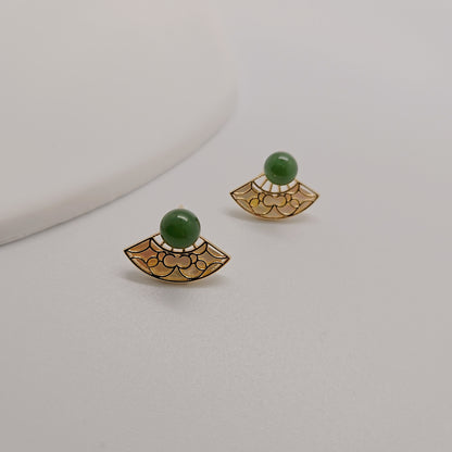 Unity Jade Earring