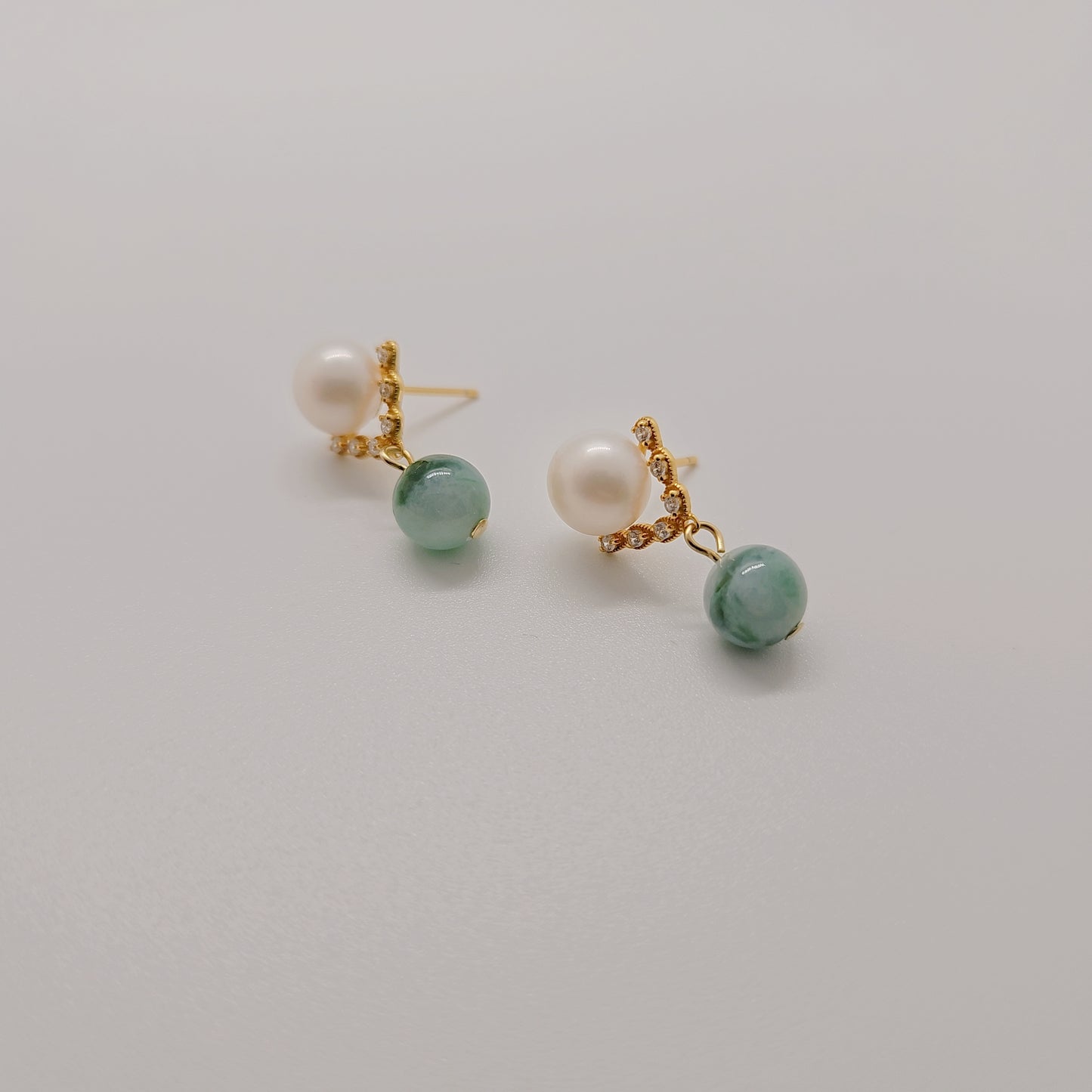 Cherished Jade x Peal Earring