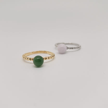 Comet Jade Ring