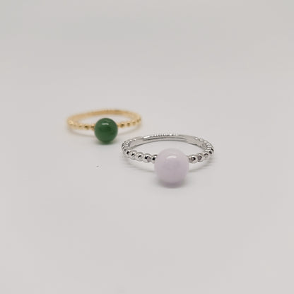 Comet Jade Ring