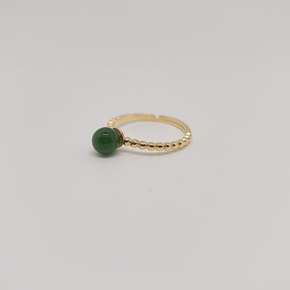 Comet Jade Ring