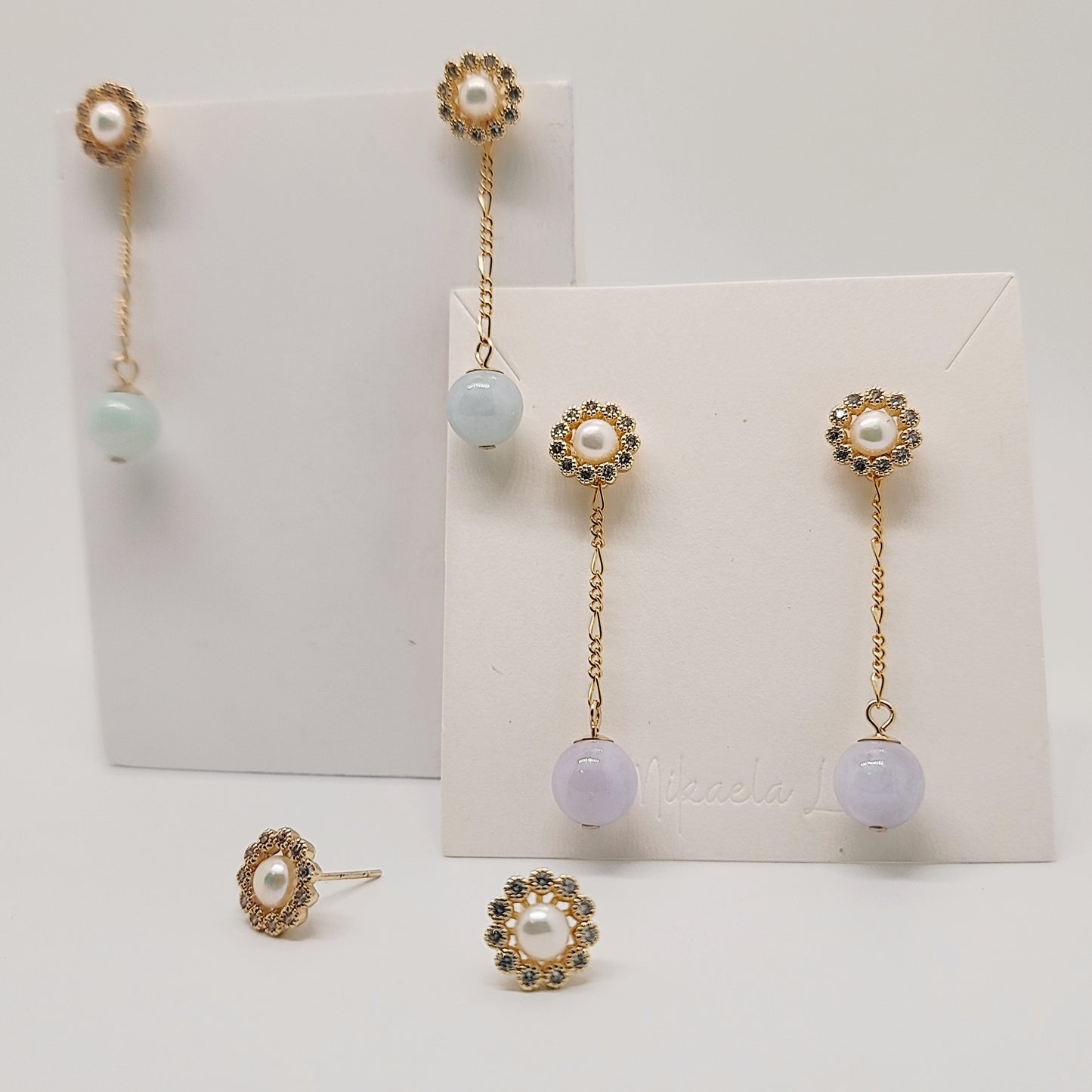 Jade x Pearl: Celestial Earring