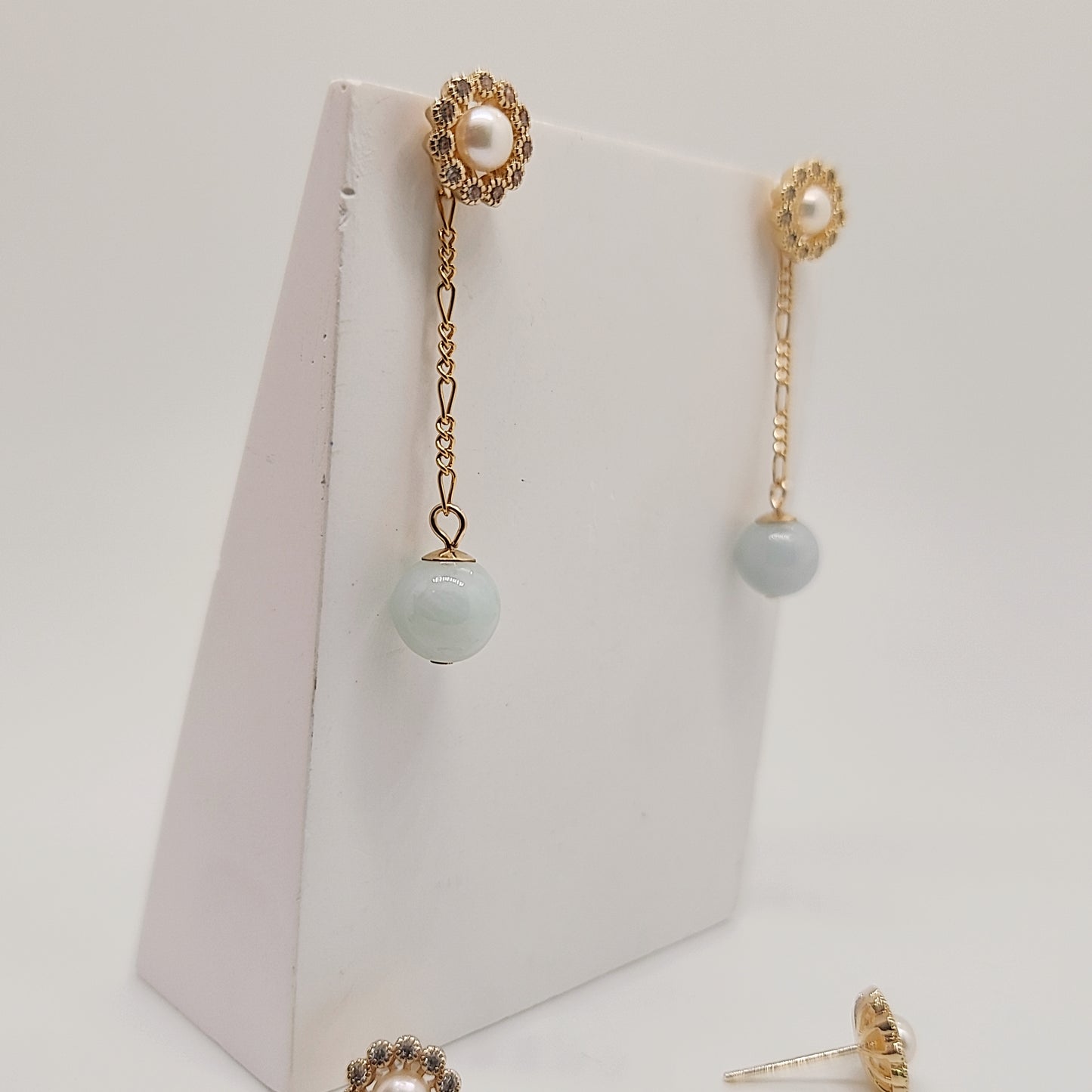 Jade x Pearl: Celestial Earring