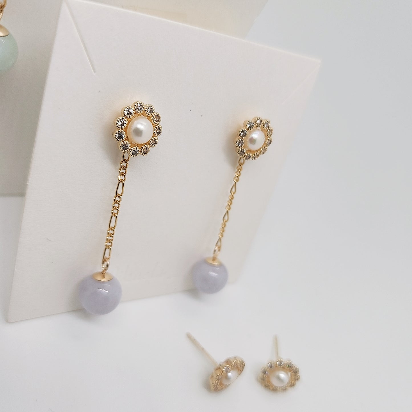 Jade x Pearl: Celestial Earring