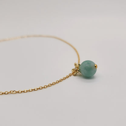 Jade Petal Necklace