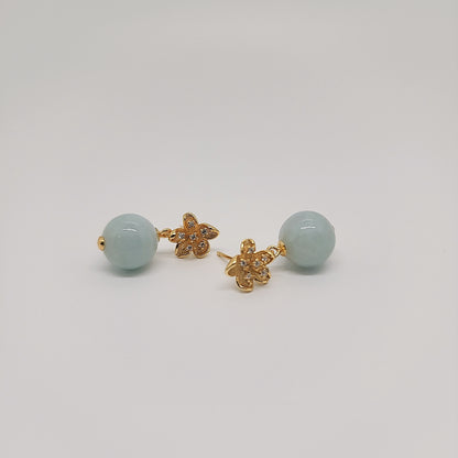 Blossom Jade Earring