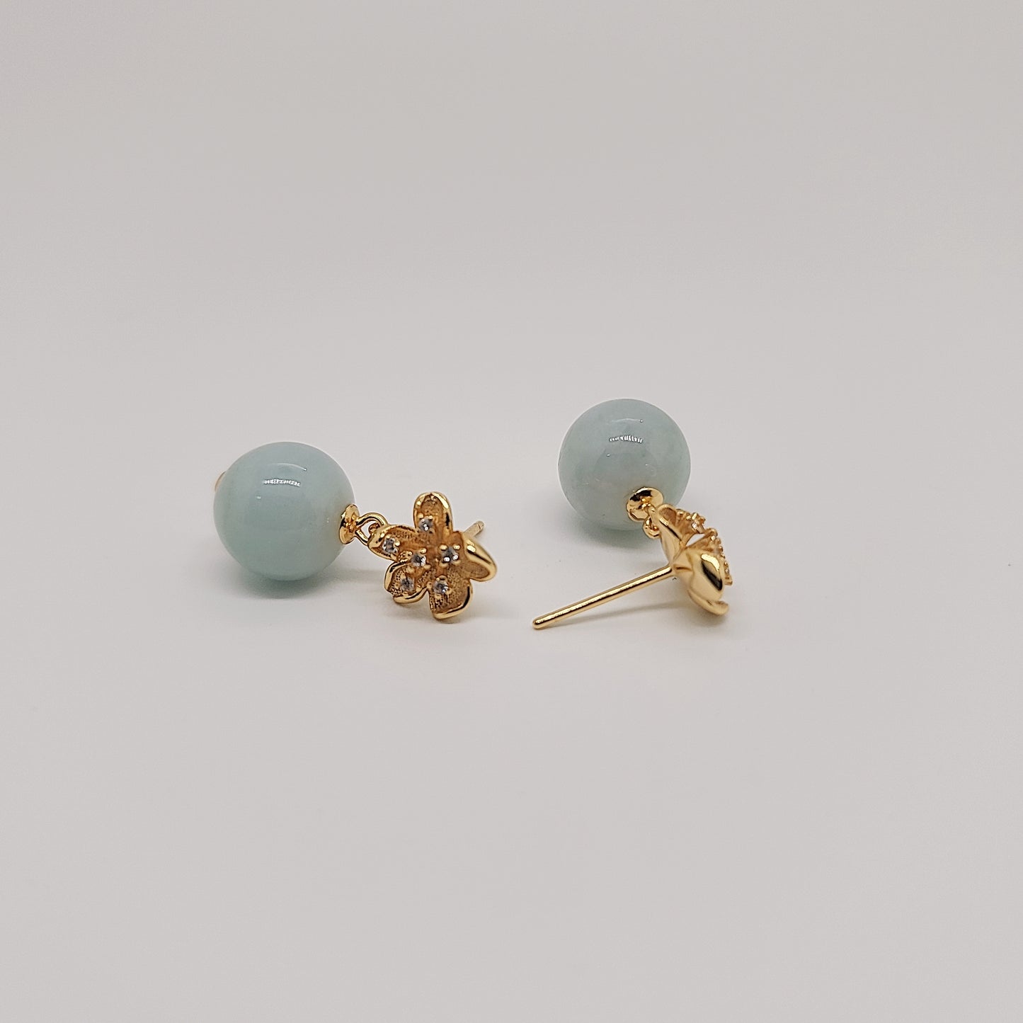 Blossom Jade Earring