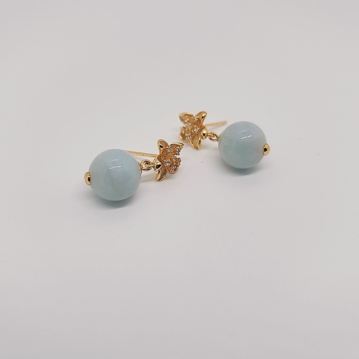 Blossom Jade Earring