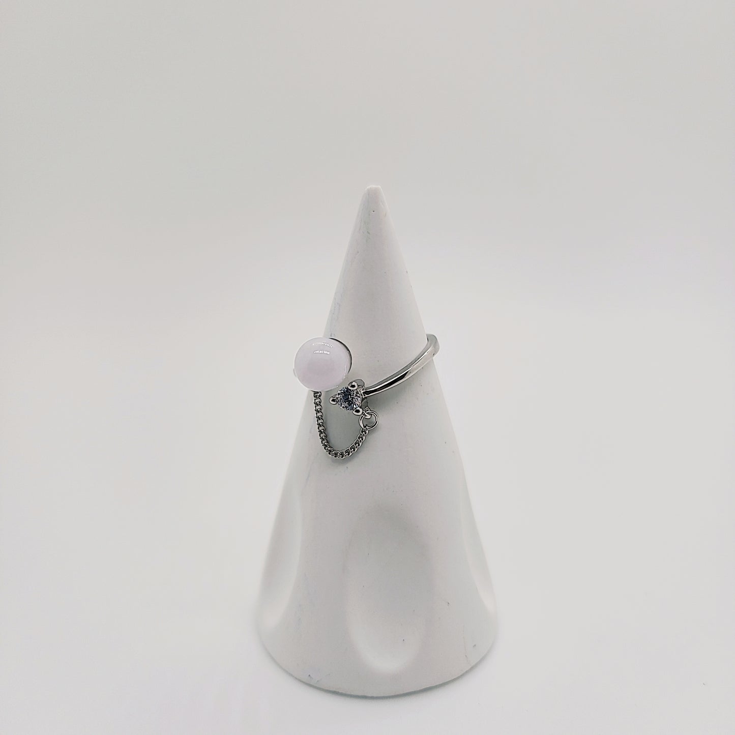 Folia Jade Ring in Lavender