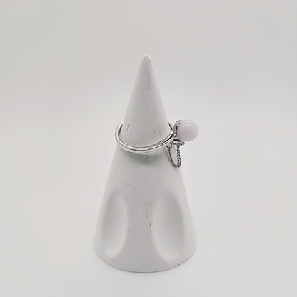 Folia Jade Ring in Lavender