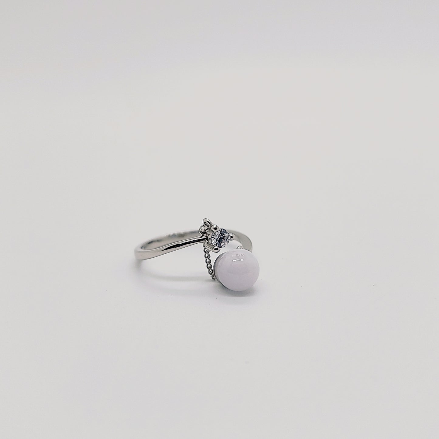 Folia Jade Ring in Lavender